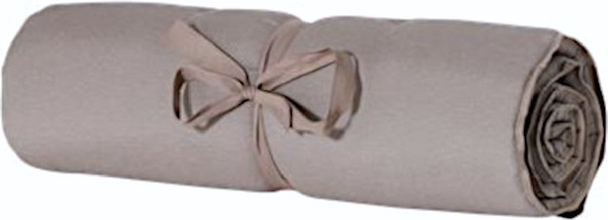 Madison loungekussen in taupe, 180x68 cm, met geruit patroon voor bank of loungestoel.