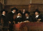 Poster De Staalmeesters - Rembrandt van Rijn - Large 50x70 - Rijksmuseum - Kunst - Gouden Eeuw