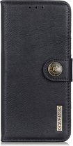 KHAZNEH Classic Book Case - Geschikt voor OnePlus 9 Hoesje - Zwart