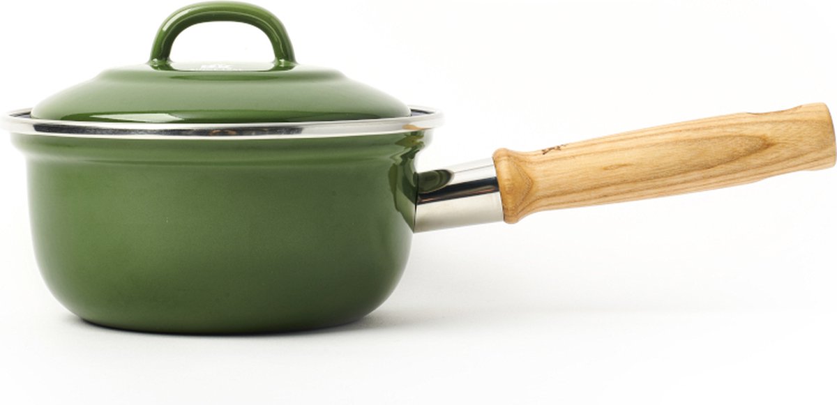 BK Indigo Steelpan met deksel - Ø 16 cm - Groen - Inductie