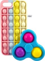 Ultrasativa® Apple iPhone XR Pop It Case – Spinner - Light Sky