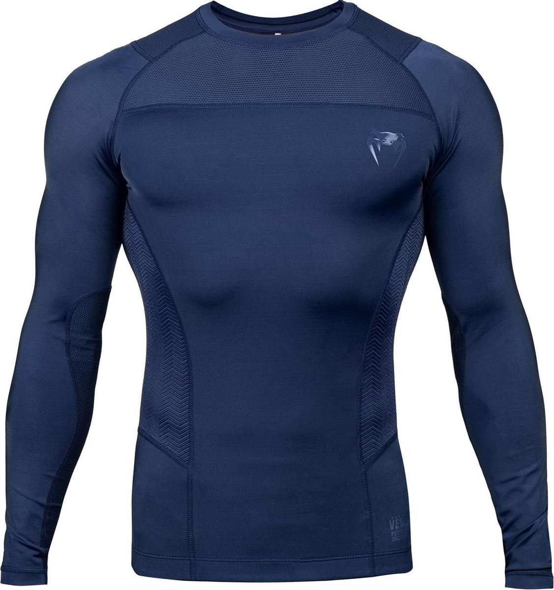 Venum Rashguard G - Fit Compression Shirt L/S Blauw