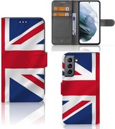 Telefoonhoesje Geschikt voor Samsung Galaxy S21 FE Wallet Book Case Groot-Brittannië