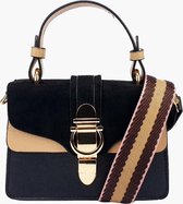 Fashionfanatics® Zane Crossbodytas Zwart - Draaisluiting - Dames