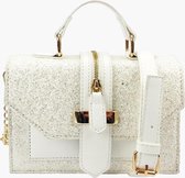 Fashionfanatics® Beja Crossbodytas Wit - Glitters - Magneetsluiting - Dames