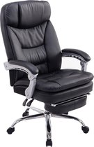 CLP XL Troy Bureaustoel - Ergonomisch - Voor volwassenen - Met armleuningen - Kunstleer - zwart
