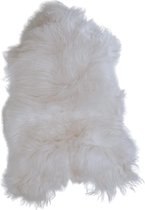 IJslandse Schapenvacht Wit XL (115x65cm) NORDSKINS - Vloerkleed - Dierenvellen - 100% Echt - Schapenvacht