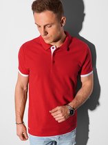 Poloshirt heren - Rood - S1382