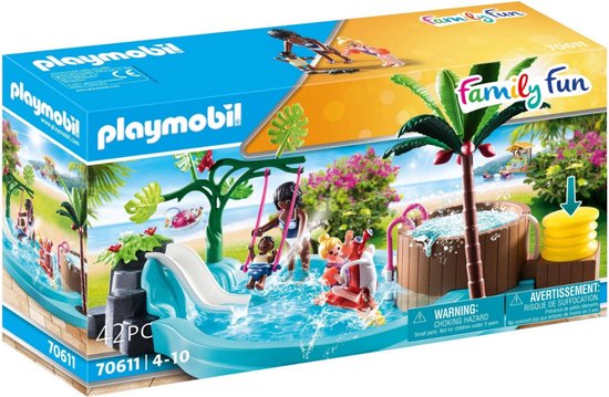 Playmobil Family Fun - Kinderzwembad Met Whirlpool (70611)