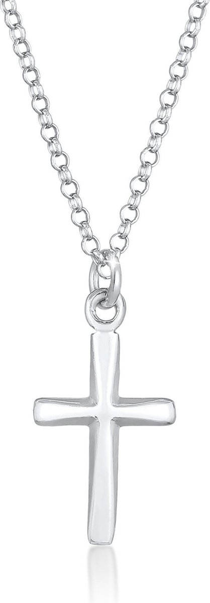 Elli - Halsketting - Dames Kruis Hanger Filigraan 925 Sterling Zilver - Dames