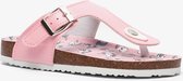 Bio meisjes teenslippers met unicorns - Roze - Maat 33