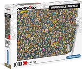 Clementoni Legpuzzel - Mordillo Puzzel Collectie - Impossible Puzzel - 1000 stukjes, puzzel volwassenen