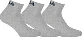 Fila - Ankle Socks 3-Pack - Grijze Enkelsokken - 35 - 38 - Grijs