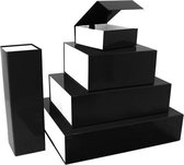 Magneetdozen 42.5x33.3x9.7cm Zwart/wit (25 st.)