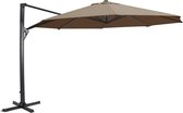 Outdoor Living - Zweefparasol Taurus taupe Ø3,5mtr