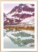Poster Met Metaal Gouden Lijst - Serenity Lake Poster