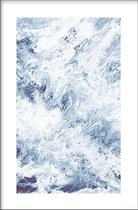 Walljar - Water Crash - Muurdecoratie - Poster