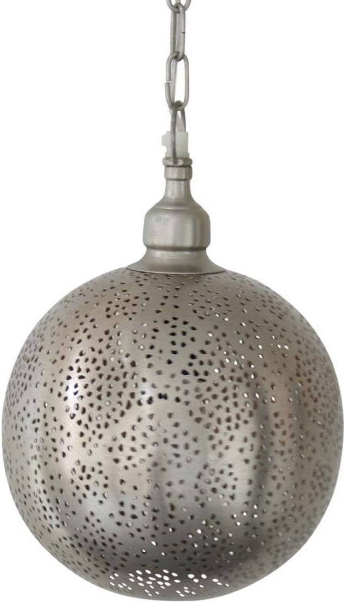 Safaary - Oosterse Hanglamp Nikkel Goud Kali Ø 20 x 29cm