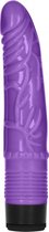 8 Inch Slight Realistic Dildo Vibe - Purple - Realistic Dildos - Realistic Vibrators
