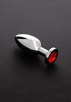 Jeweled Butt Plug RED - Medium - Butt Plugs & Anal Dildos -
