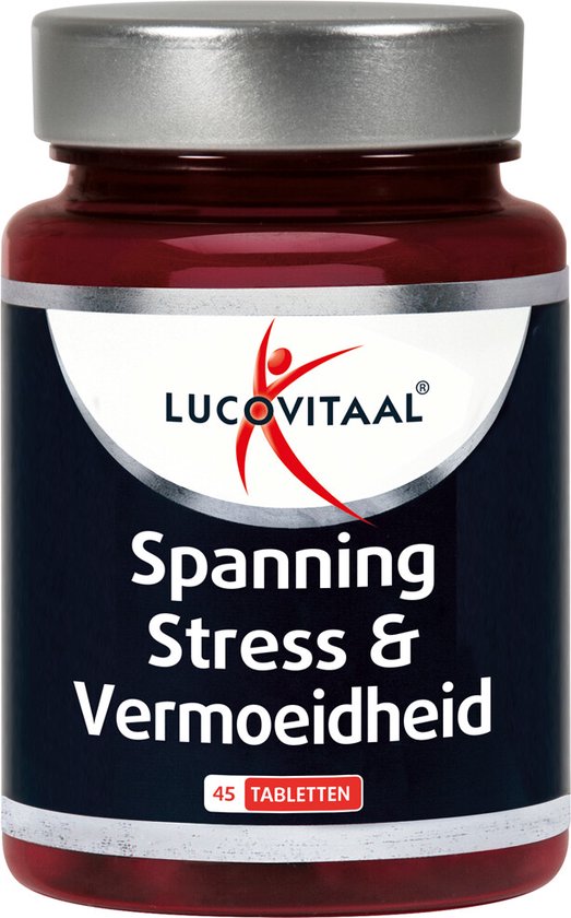 3x Lucovitaal Magnesium Spanning, Stress en Vermoeidheid 45 tabletten