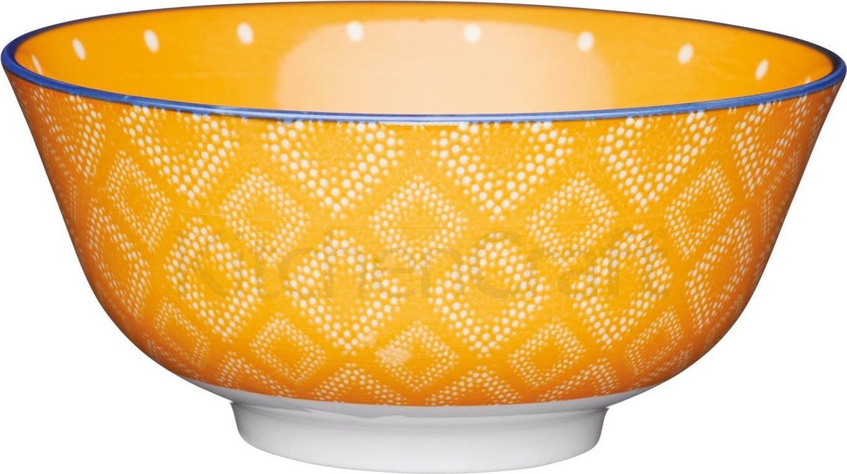 Kom, 15.5 x 7.5 cm, Orange Spot - KitchenCraft