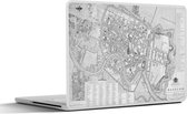 Laptop sticker - 13.3 inch - Kaart - Haarlem - Antiek - 31x22,5cm - Laptopstickers - Laptop skin - Cover