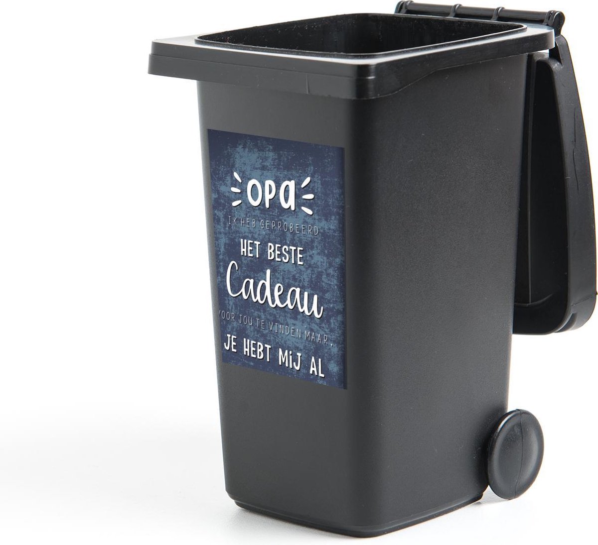 Container sticker Spreuken - Het beste cadeau - Quotes - Opa - 40x60 cm - Kliko sticker
