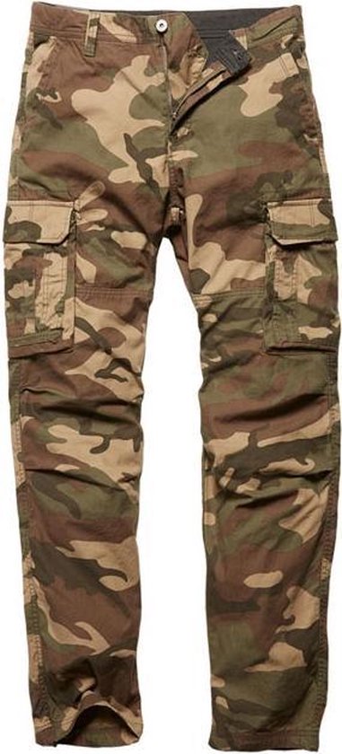 Vintage Industries Reef pants woodland camo