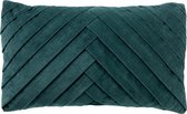 FEMM - Kussenhoes velvet 30x50 cm - Sagebrush Green - groen - met rits