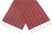 Cwi Sjaal Stripes Dames 65 X 180 Cm Acryl Rood