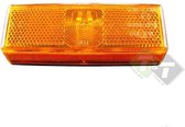 Zijmarkeringslamp, Contourlamp rechthoek oranje, E3 keuring, 5 Watt