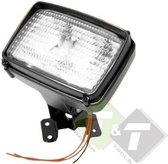 Werklamp dubbel, 12 Volt, 2x H3 lamp, schijnwerper, autolamp.