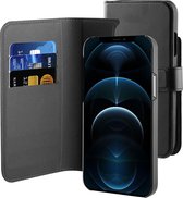 BeHello iPhone 12 2-in-1 Wallet Case Black