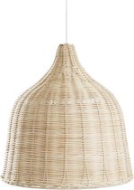 LIFA LIVING Hanglamp - Plafondlamp - Industrieel - Rond - Rotan - Bamboe - E27