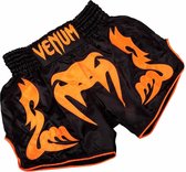 Bangkok Inferno Kickboks Broekjes Black Orange S Kids 10 - 12 jaar