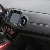 3 stks auto aluminium airconditioner knop case voor honda (blauw)