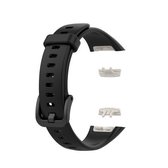 Voor Huawei Honor Band 6 TPU vervangende horlogeband, maat: één maat (zwart)