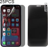 25 STKS 0.1mm 2.5D Volledige Cover Anti-spy Screen Protector Explosieveilige Hydrogel Film Voor iPhone 12 Pro Max