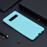 Candy Color TPU Case voor Samsung Galaxy S10 (babyblauw)