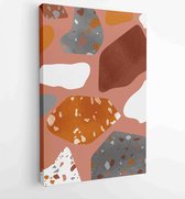 Marble texture pattern for social media banners, Post and stories background, Home decoration, packaging design and prints 1 - Moderne schilderijen – Vertical – 1917762992 - 50*40