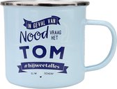 Mok - Top vent - Tom - Geëmailleerd - In cadeauverpakking