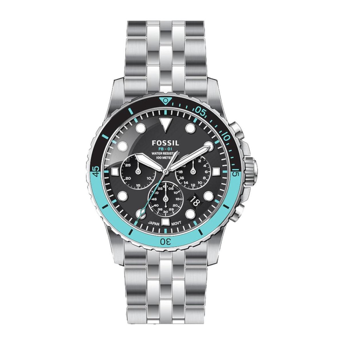 Fossil FS5827 - Heren - 42 mm