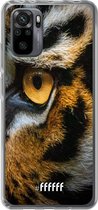 6F hoesje - geschikt voor Xiaomi Redmi Note 10 Pro -  Transparant TPU Case - Tiger #ffffff