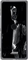 6F hoesje - geschikt voor Sony Xperia XZ2 -  Transparant TPU Case - Plate Armour #ffffff