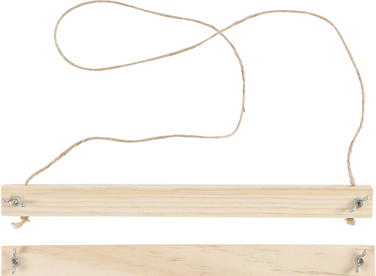 Poster hanger, H: 2 cm, D: 2,2 cm, B: 25 cm, 1 set