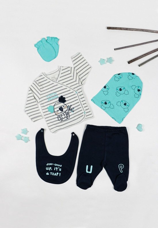 Vêtements Nouveau-né Bébé Garçon Fille Ensemble Imprimé Koala Bear  Barboteuse Manches Longues et Pantalon + Bonnet 3 Pièce Tenue de Printemps  Automne (Bleu, 0-3 Months) : : Mode