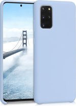 kwmobile telefoonhoesje voor Samsung Galaxy S20 Plus - Hoesje met siliconen coating - Smartphone case in mat lichtblauw