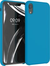 kwmobile telefoonhoesje voor Apple iPhone XR - Hoesje met siliconen coating - Smartphone case in Caribisch blauw