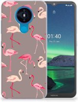 Cover Case Nokia 1.4 Smartphone hoesje Flamingo
